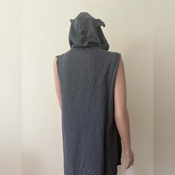 Brand new mewgaroo pet holder cat eared pouch sweatshirt hoodie top grey small - Picture 7 of 7